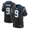 Panthers Bryce Young Men's Black Nike Game Jersey