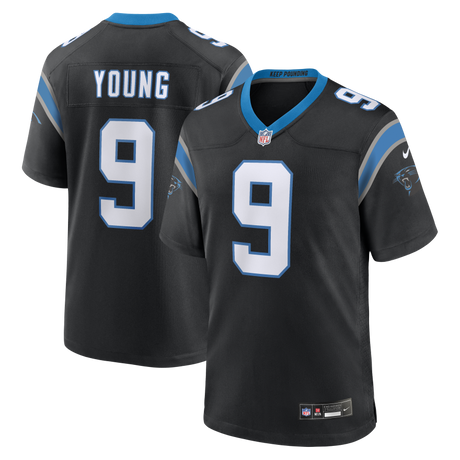 Panthers Bryce Young Men's Black Nike Game Jersey