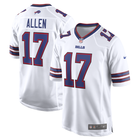 Bills Josh Allen Nike Men's White Game Jersey