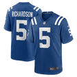 Colts Anthony Richardson Men's Blue Nike Game Jersey