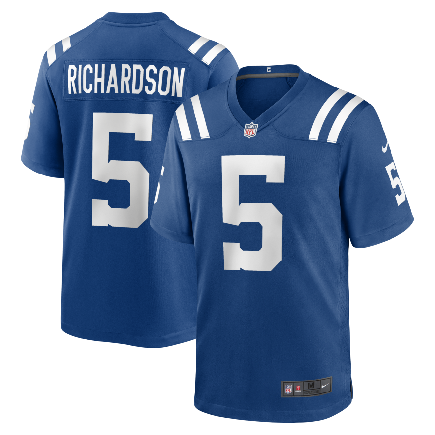 Colts Anthony Richardson Men's Blue Nike Game Jersey