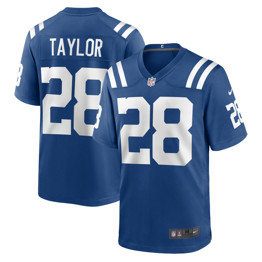 Colts 2023 Jonathan Taylor Nike Men's Blue Game Jersey