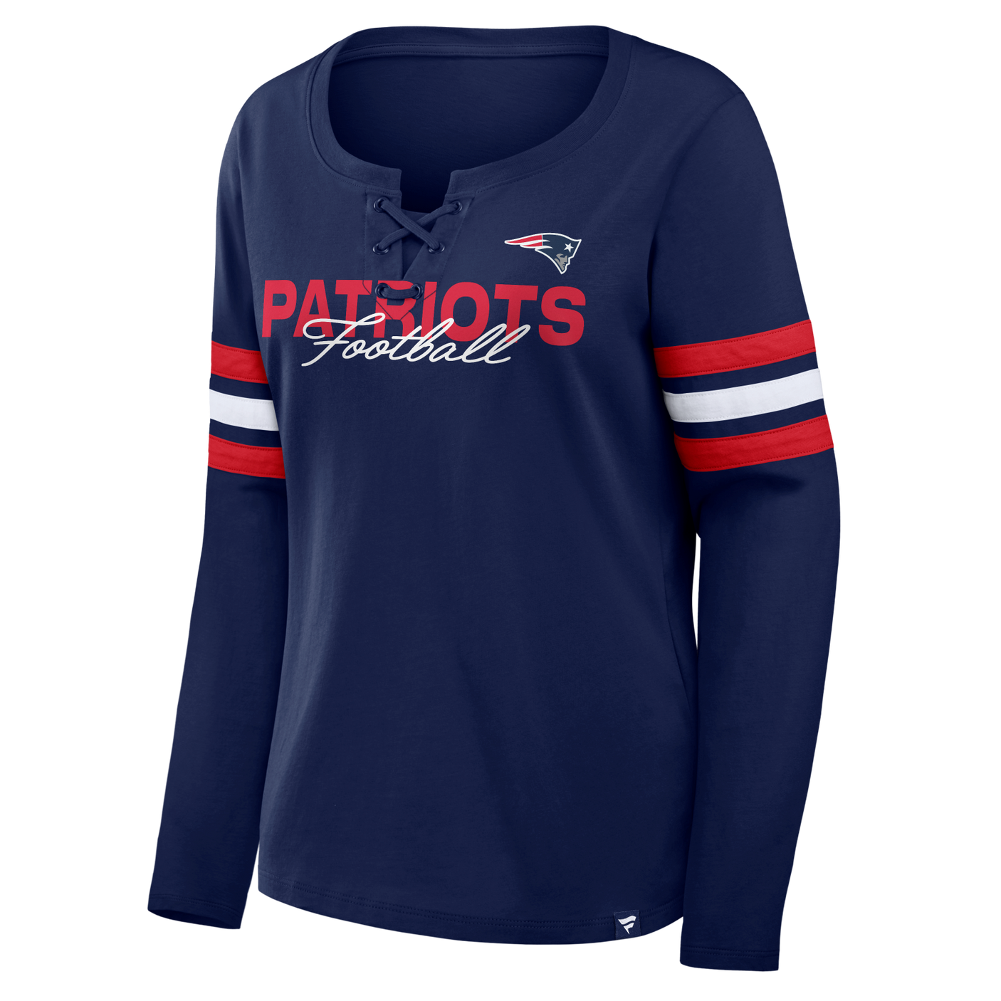 Patriots 2026 Fanatics Women's Lace Up Long Sleeve Top