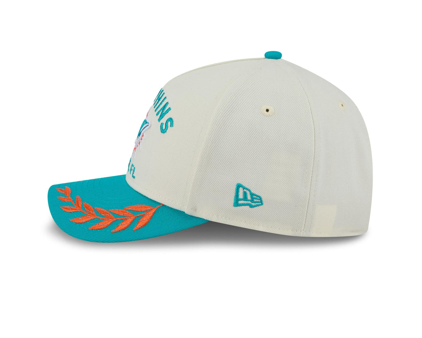 Dolphins 2025 New Era 9FORTY Stretch Snap Color Way Draft Hat