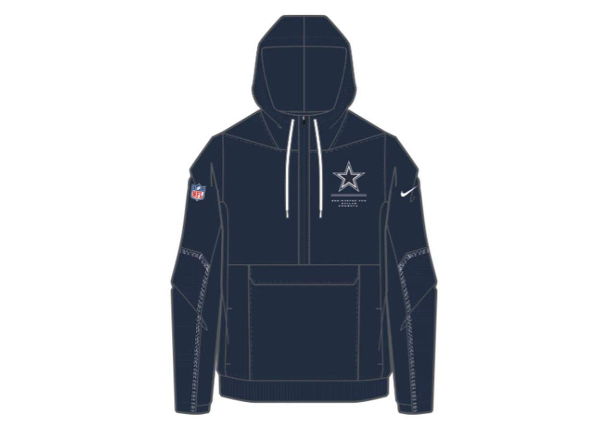 Cowboys 2026 Nike Men's Anorak Long Sleeve Jacket