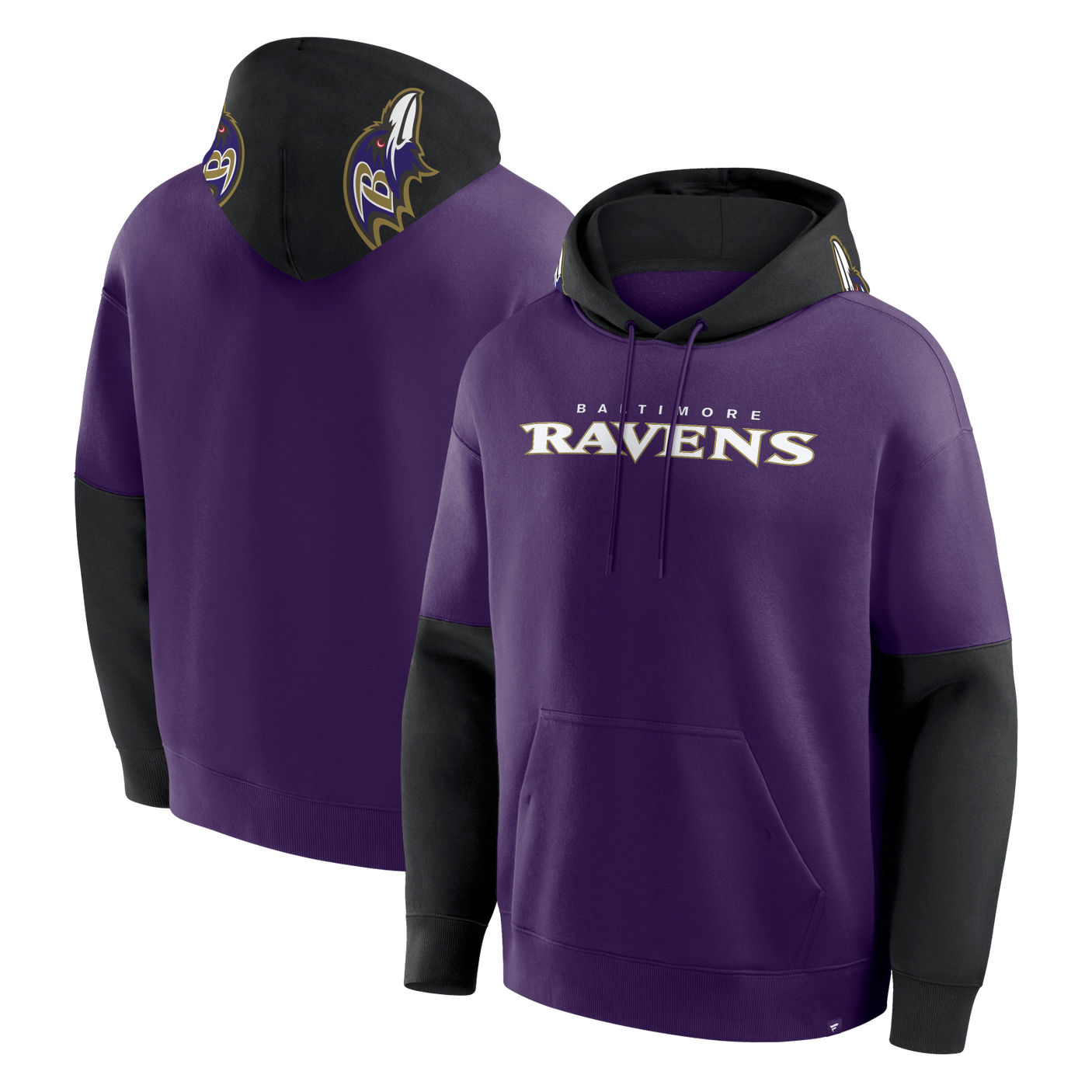 Ravens 2025 Men's Fanatics Helmet Fleece Sweatshirt