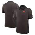 Browns 2025 Nike Dri-Fit Victory Stripe Polo