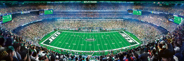 Jets 1000pc Panoramic Puzzle Pro Football Hall of Fame