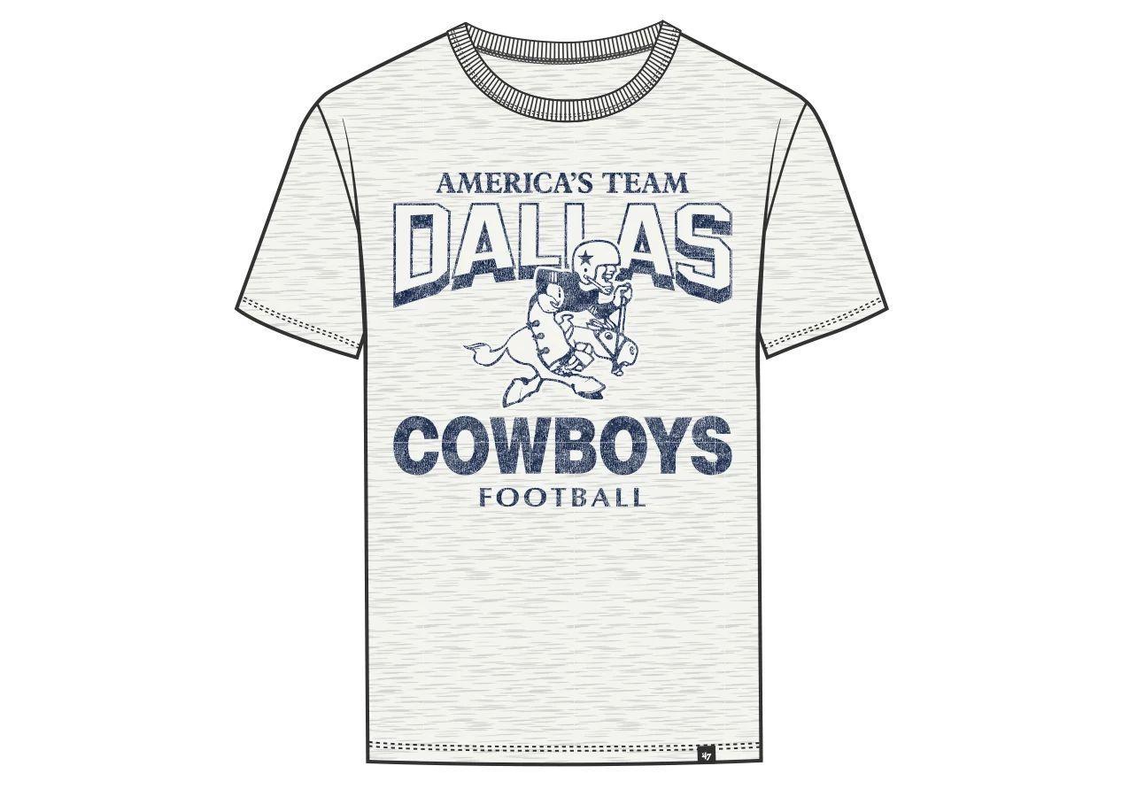 Cowboys 2026 '47 Brand Men's Historic Head On Scrum T-Shirt