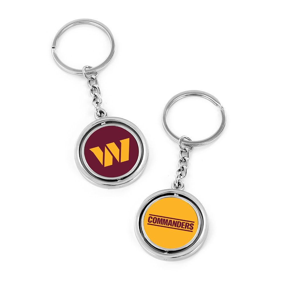 Commanders Spinning Keychain