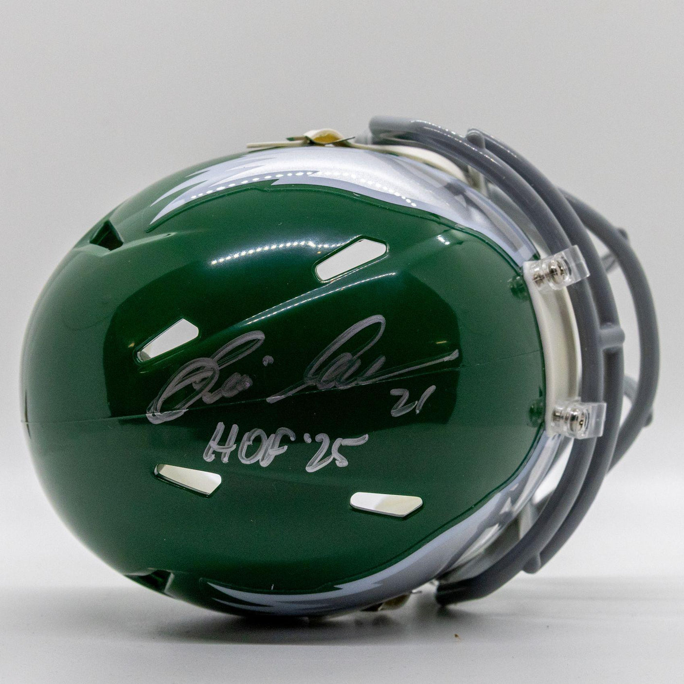 Eric Allen Autographed Eagles Throwback 74-95 Mini Helmet