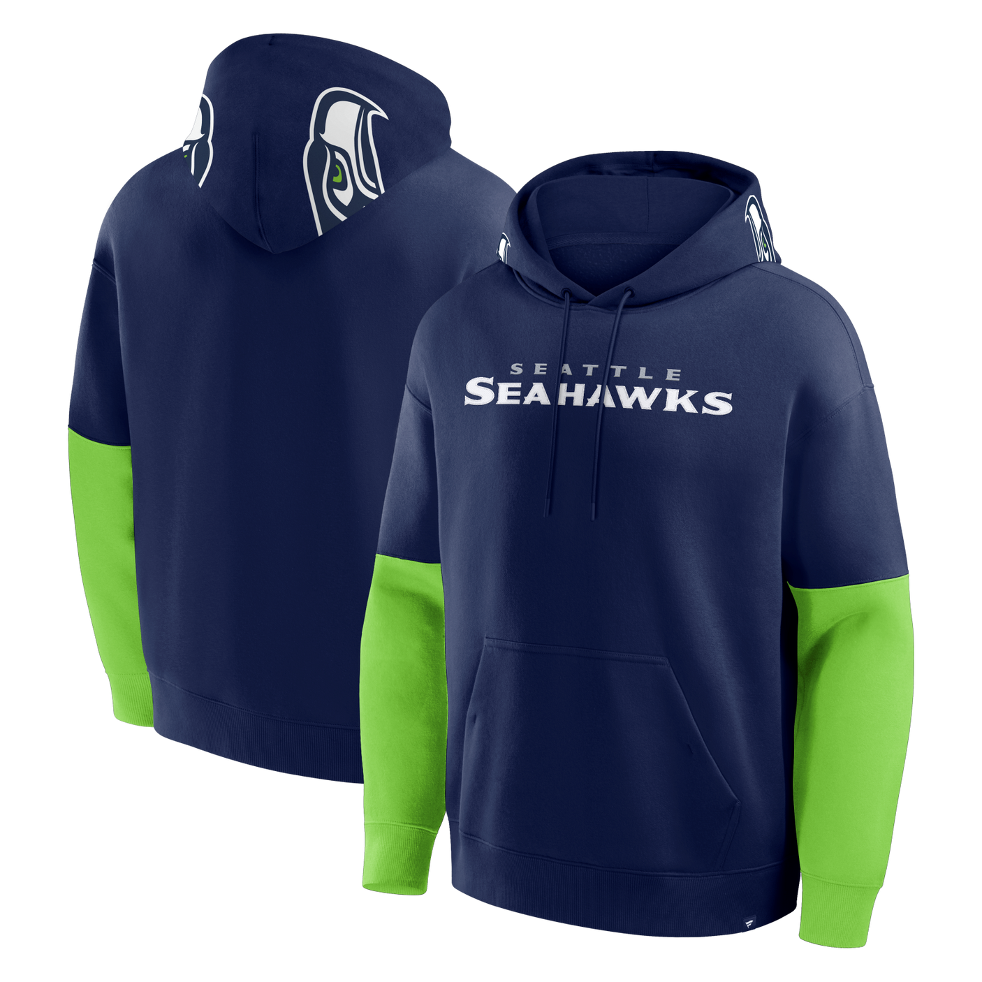 Seahawks 2025 Men's Fanatics Helmet Fleece Sweatshirt