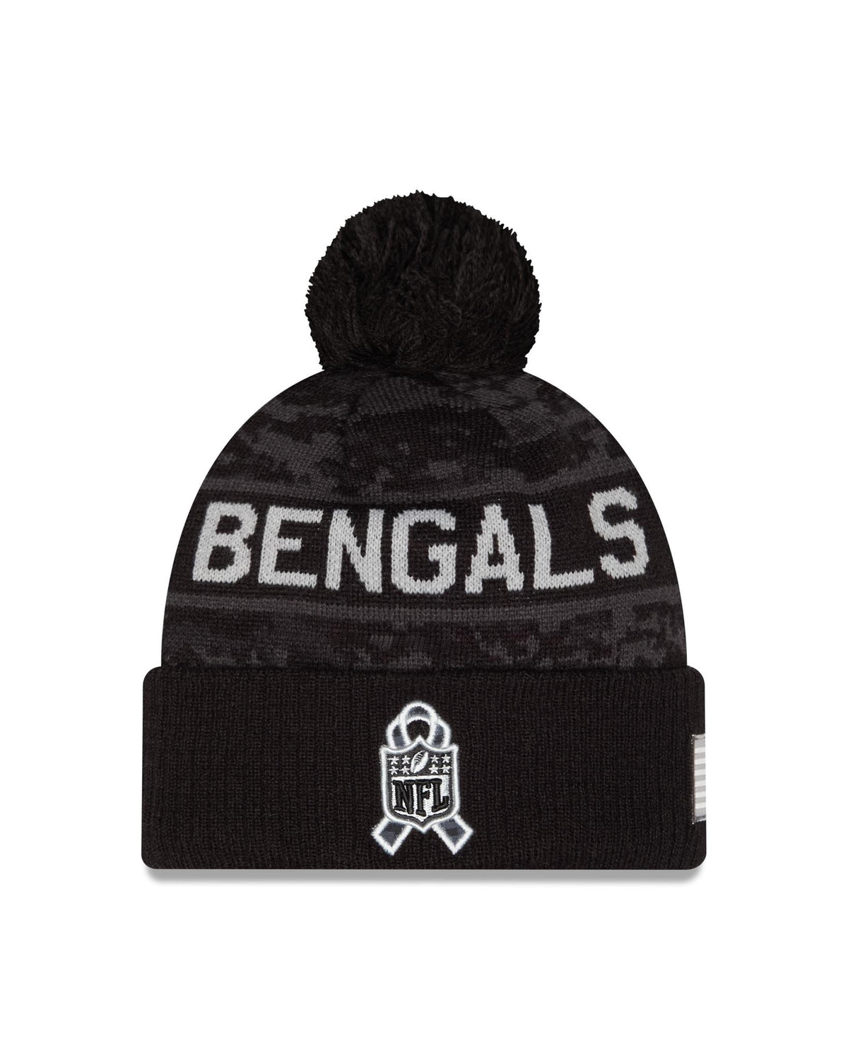 Bengals 2026 New Era Men's Salute to Service Knit Pro Football Hall of Fame