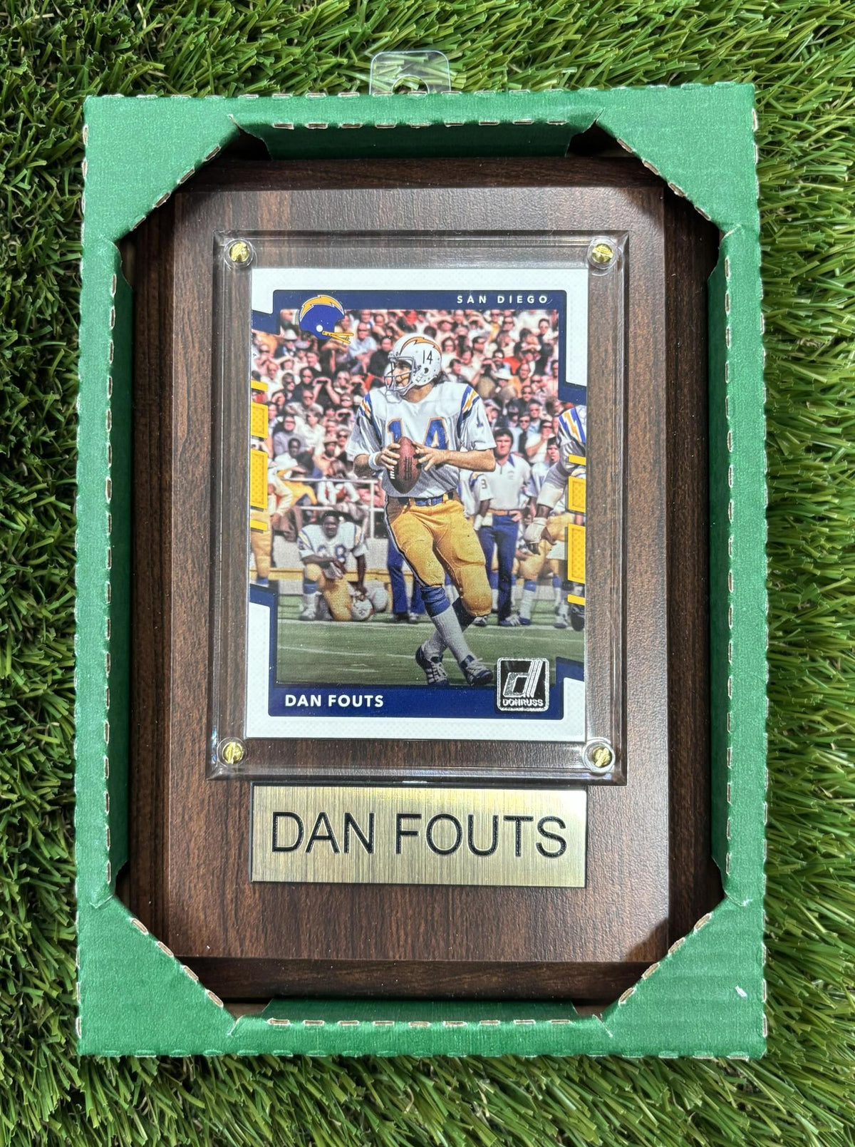 Dan Fouts 4x6 Plaque Pro Football Hall of Fame