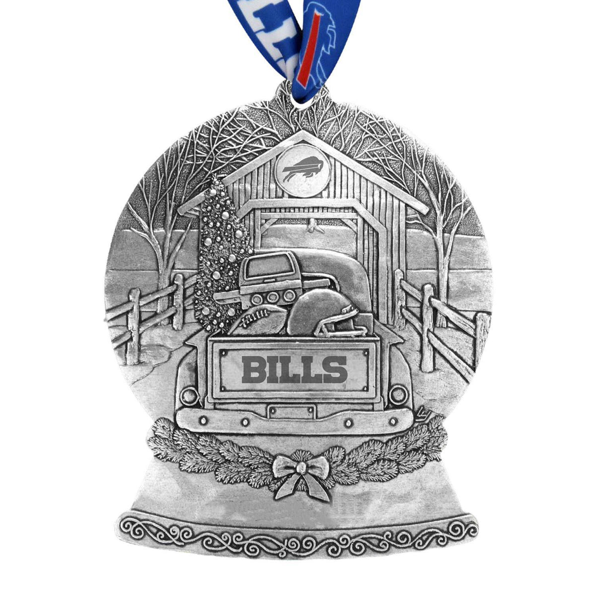 Bills Tailgate Truck Snow Globe Ornament