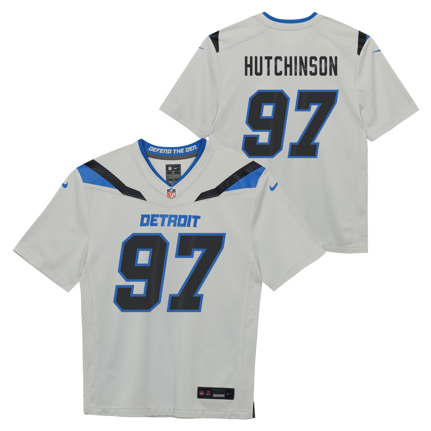 Lions Aidan Hutchinson 2026 Nike Youth Rivalry Jersey