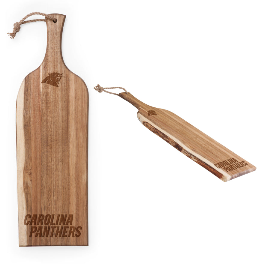 Panthers Artisan 24" Acacia Charcuterie Board by Picnic Time Pro Football Hall of Fame