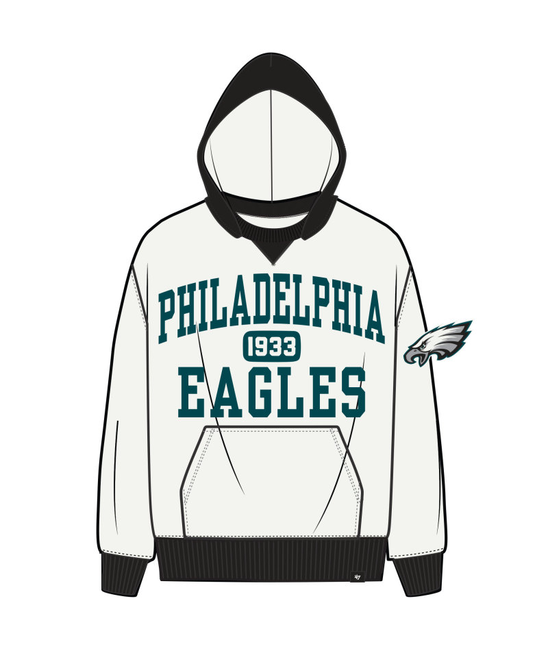 Eagles 2025 '47 Brand Men's Skipper Original Hoodie