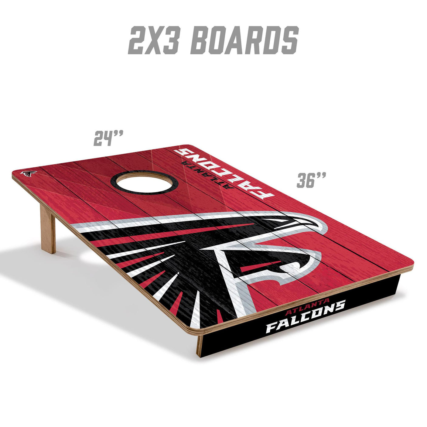 Falcons 2’ x 3’ Cornhole Game