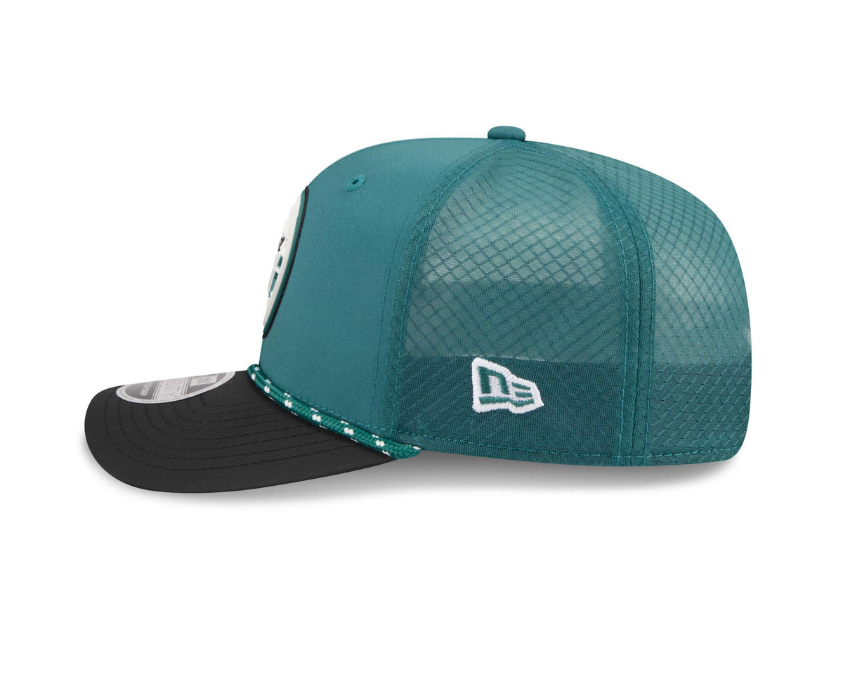 Eagles 2026 New Era Men's 9SEVENTY Stretch Snap Two-Tone Hat Pro Football Hall of Fame