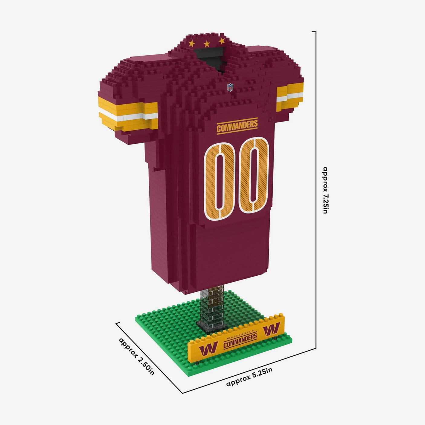 Commanders 3D Brxlz Jersey