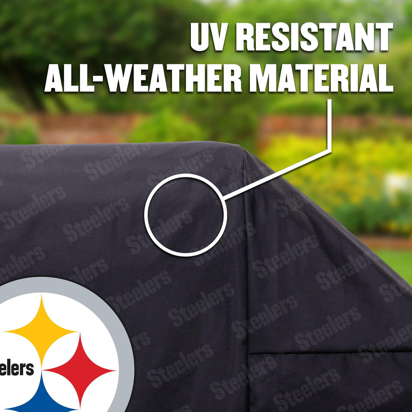 Steelers Heavy Duty Grill Cover