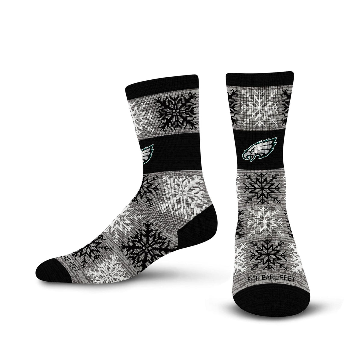Eagles 2026 Big Snowflakes Sock Pro Football Hall of Fame