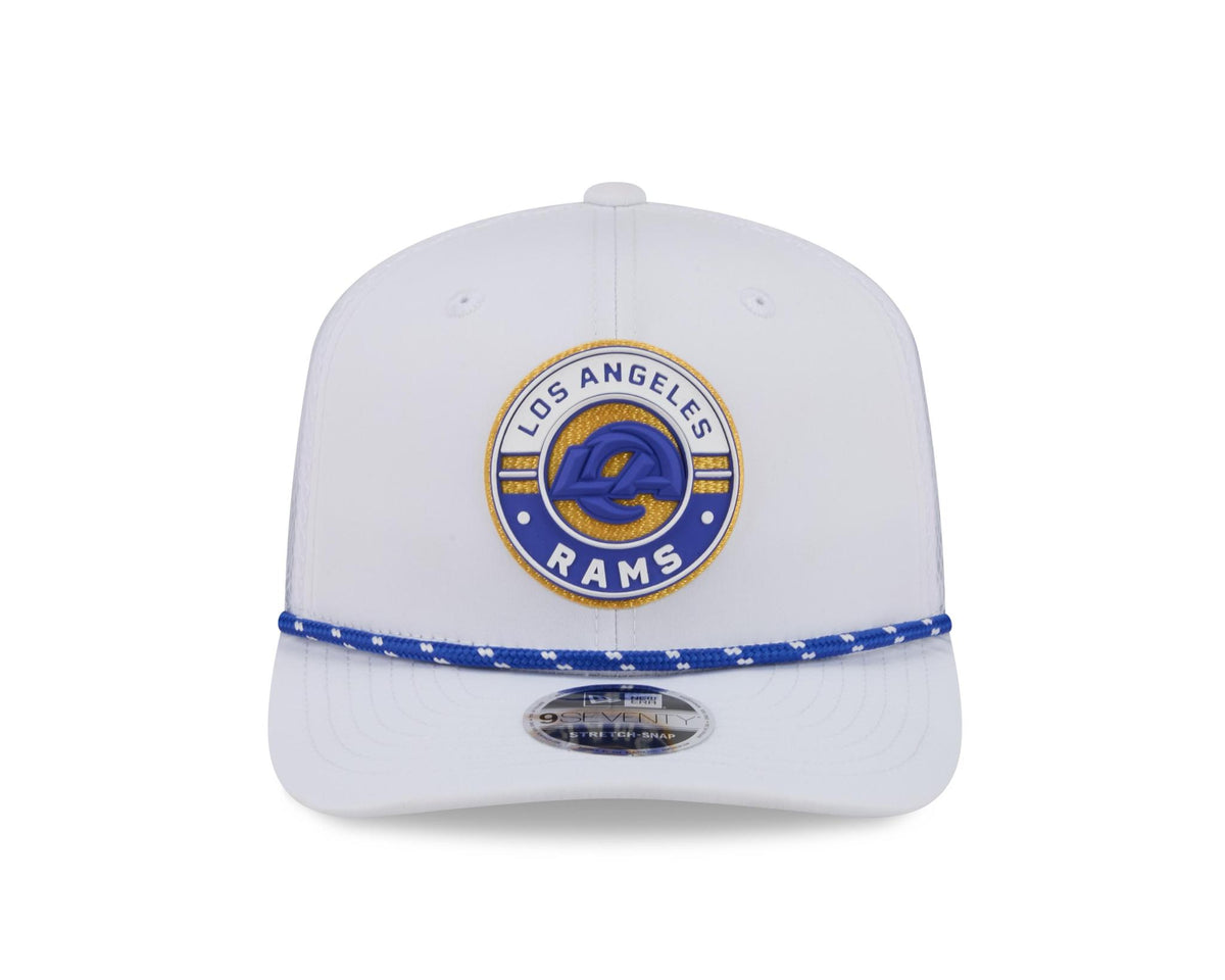 Rams 2026 New Era Men's 9SEVENTY Stretch Snap Two-Tone Hat Pro Football Hall of Fame