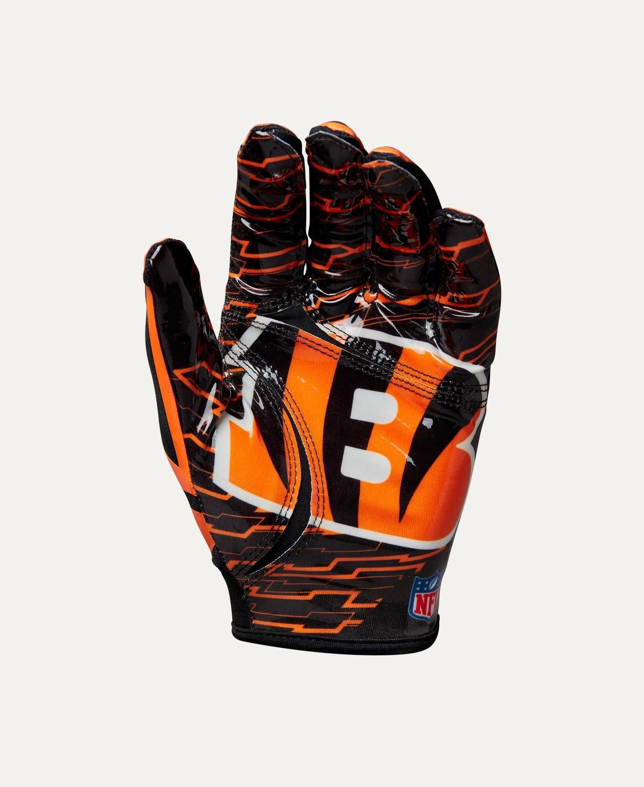Bengals 2025 Wilson Adult NFL Stretch Fit Receivers Gloves