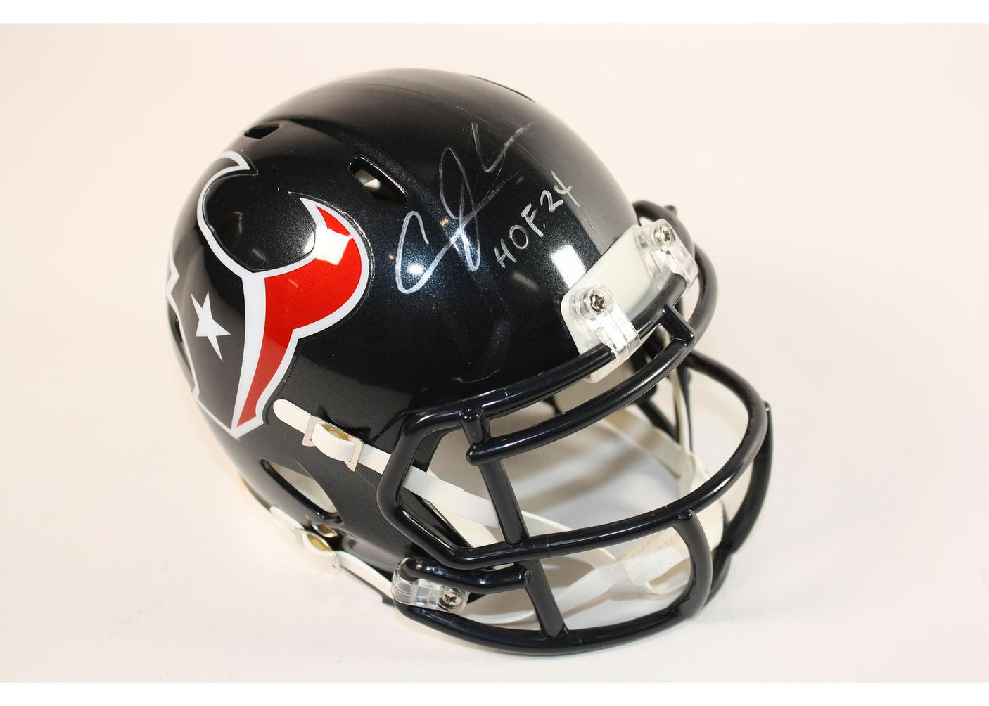 Andre Johnson Autographed Texans Mini Speed Helmet