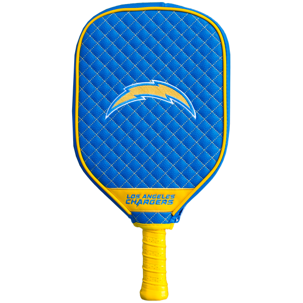 Chargers Quilted Pickleball Paddle Cover
