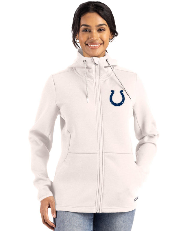 Colts Cutter & Buck Women's Roam Eco Full Zip Hooded Jacket