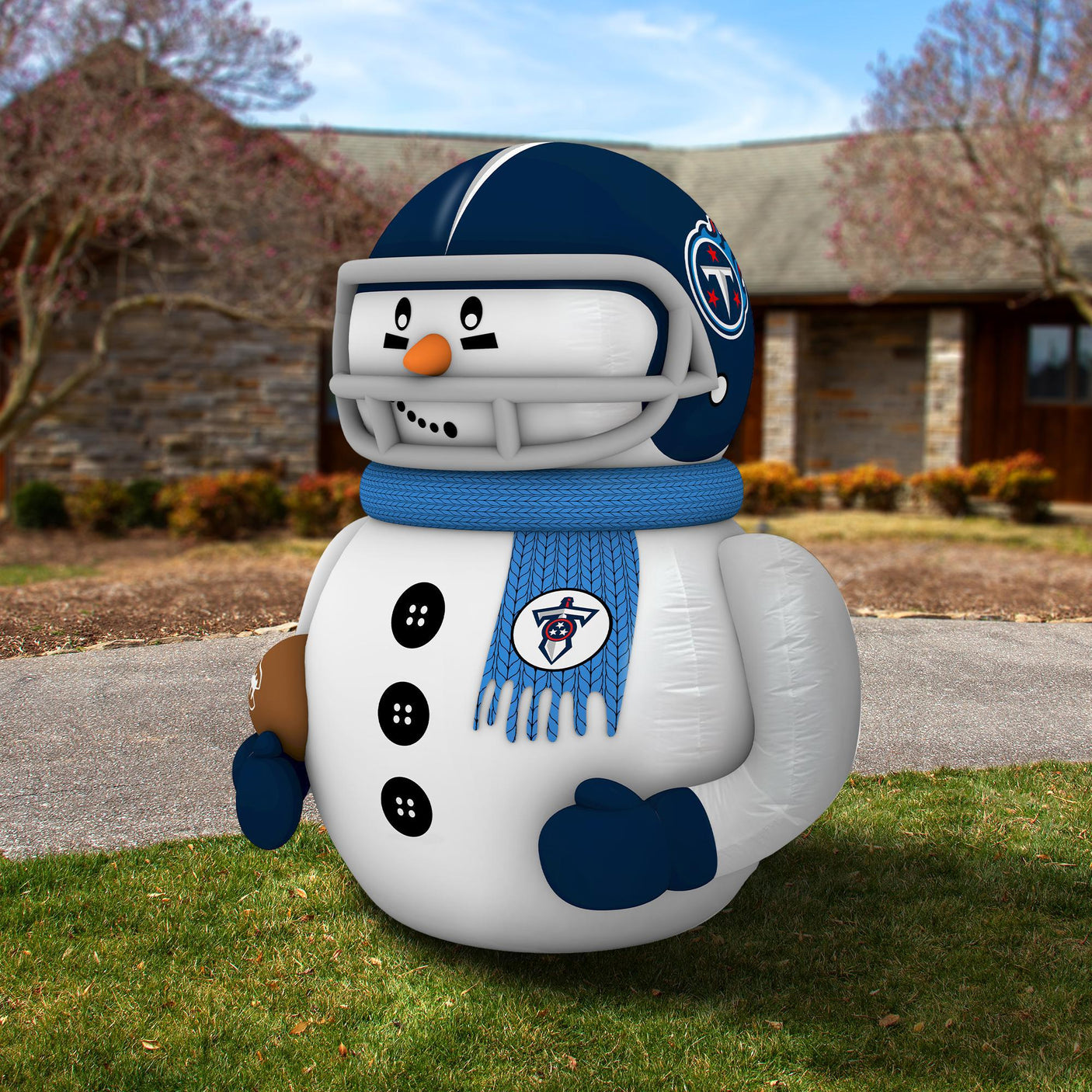 Titans Team Pride Inflatable Snowman Player