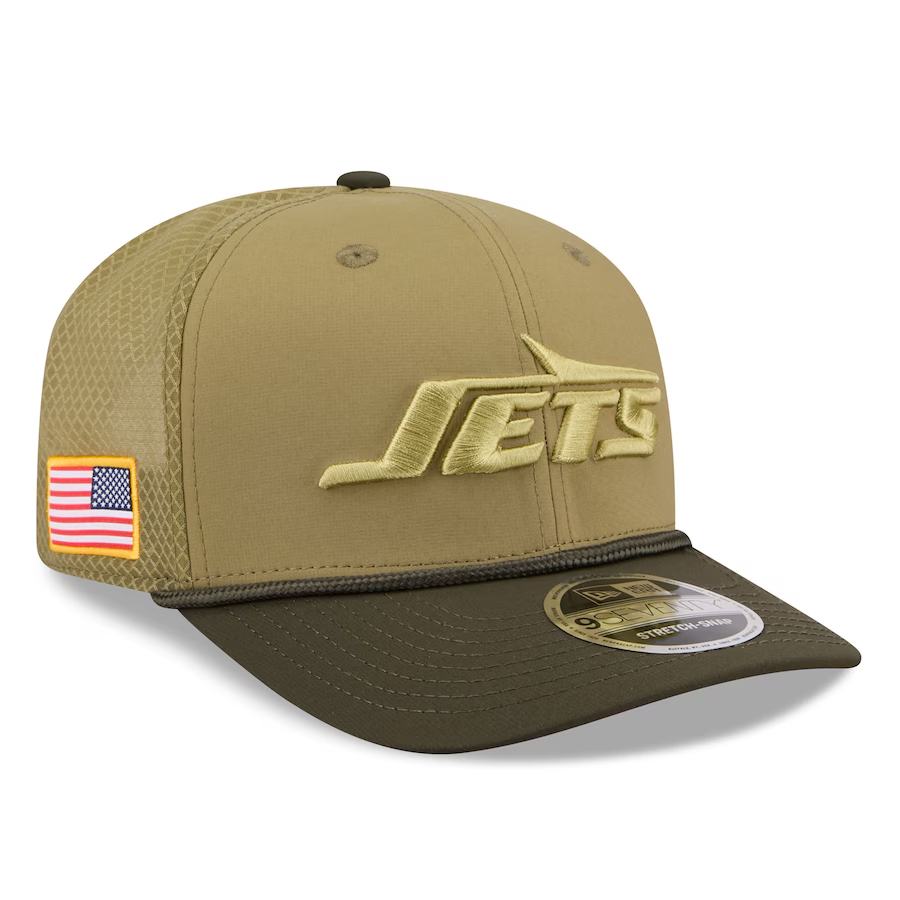 Jets 2025 New Era Men's 9SEVENTY Salute to Service Hat