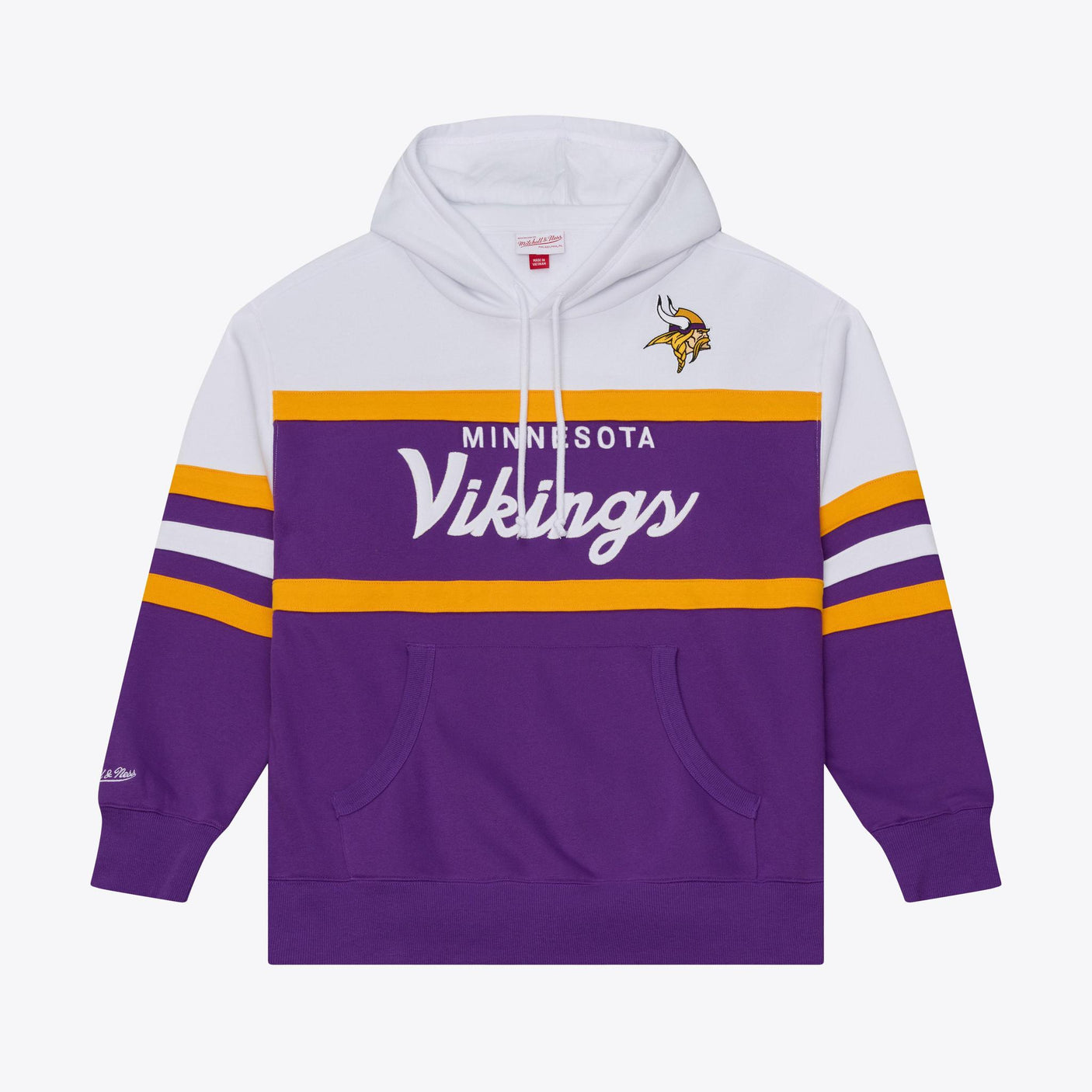 Vikings 2026 Mitchell & Ness Men's NFL Head Coach Hoodie Pro Football Hall of Fame