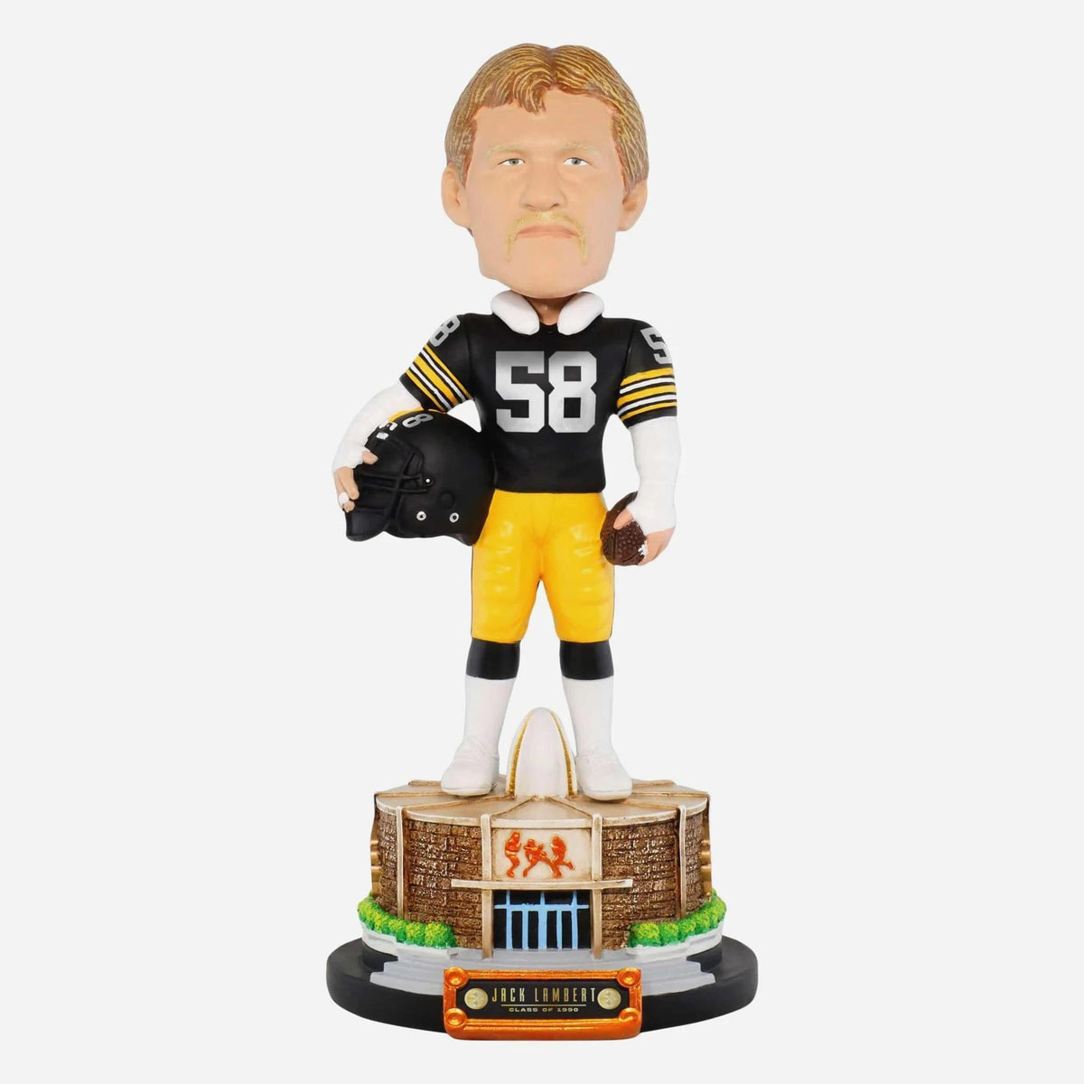 Steelers Jack Lambert Pro Football Hall of Fame Rotunda Bobblehead Pro Football Hall of Fame