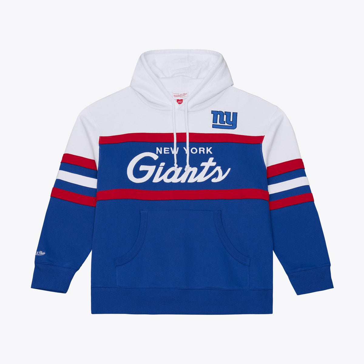 Giants 2026 Mitchell & Ness Men's NFL Head Coach Hoodie Pro Football Hall of Fame