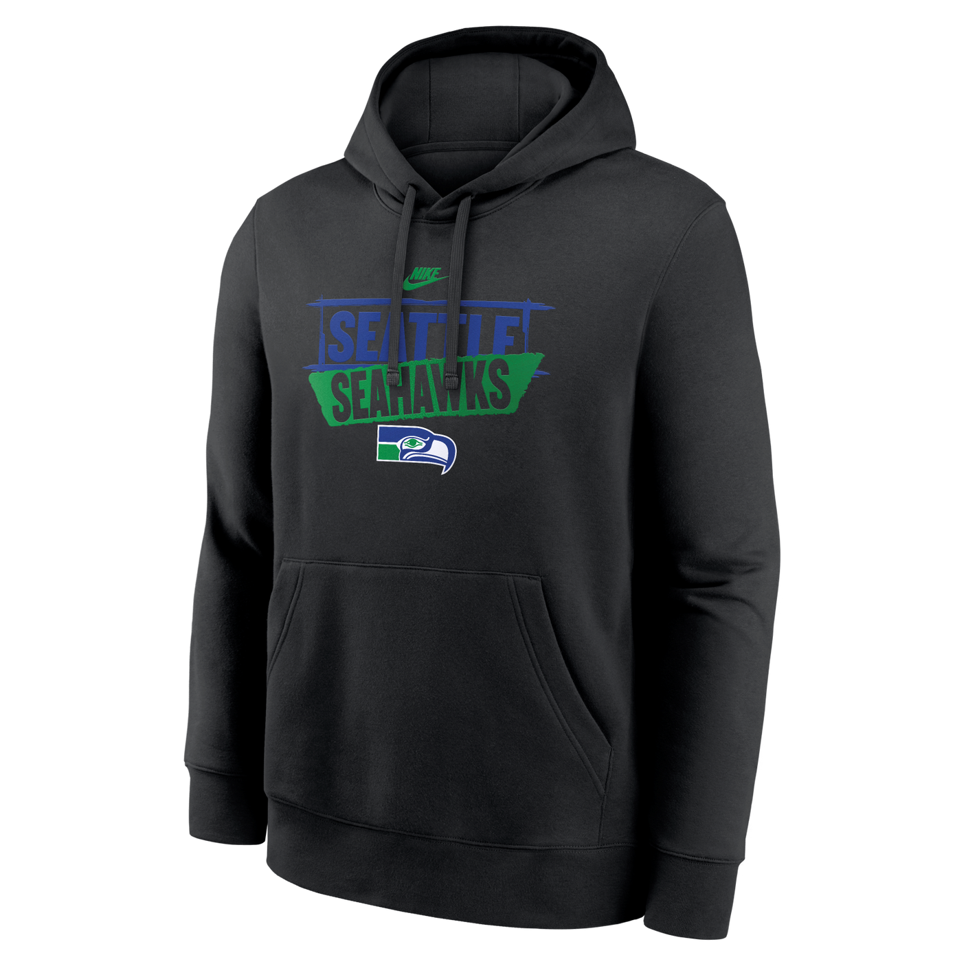Seahawks 2026 Nike Men's Club Fleece Team Wordmark Pullover Hoodie