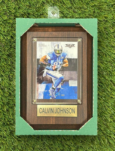 Calvin Johnson 4x6 Plaque