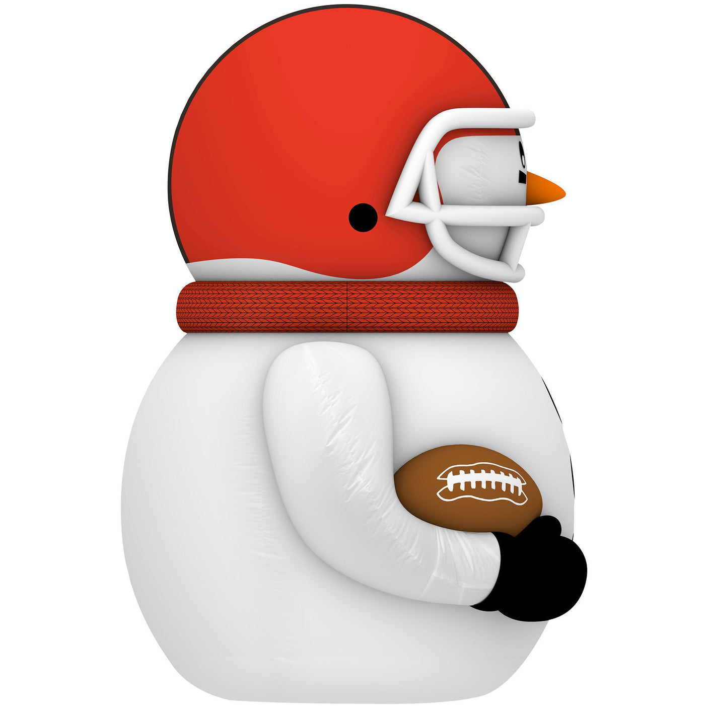 Browns Team Pride Inflatable Snowman Player