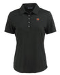 Bengals Cutter and Buck Women's Black Coastline Epic Comfort Eco Polo