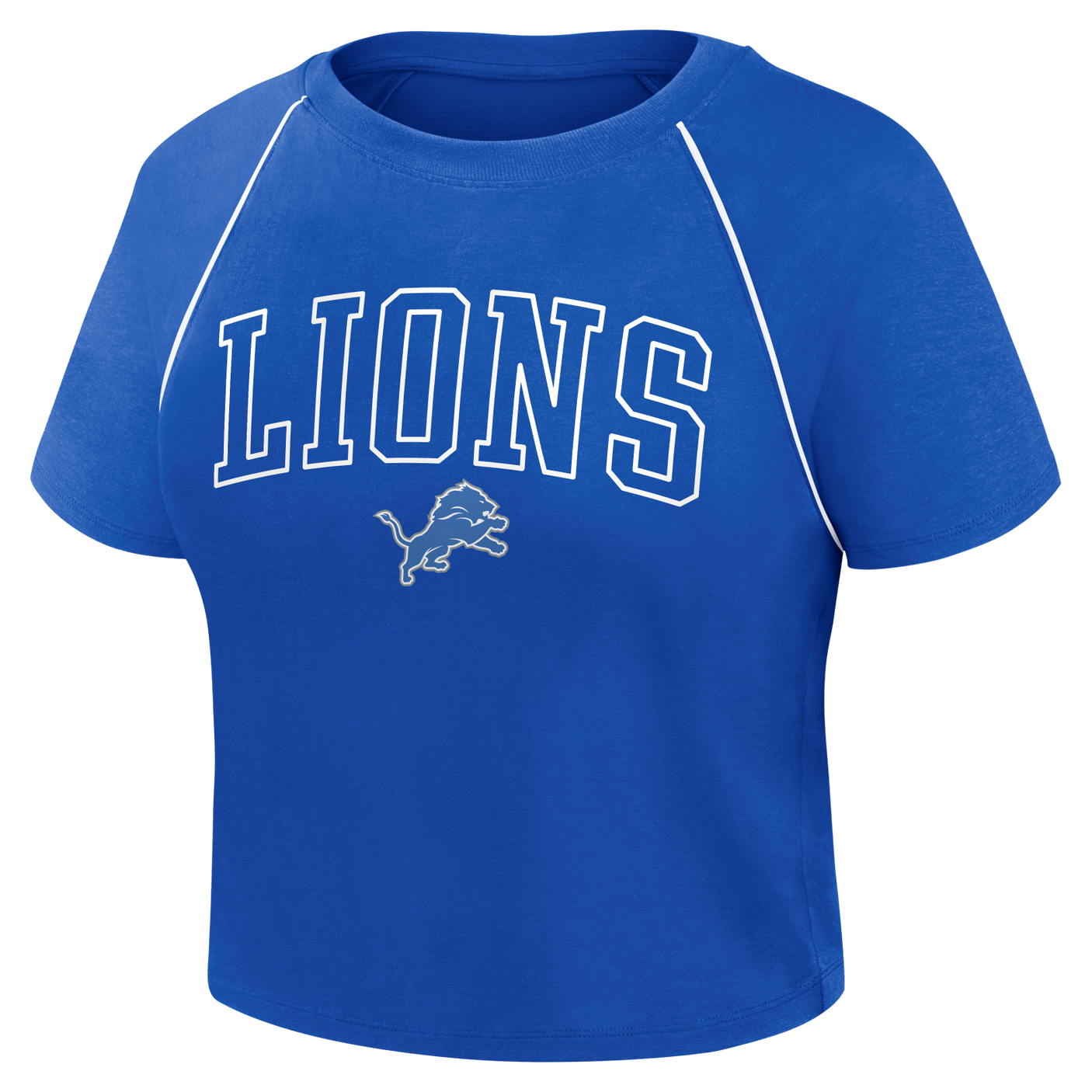 Lions 2026 Fanatics Women's Cropped Short Sleeve Fashion Top