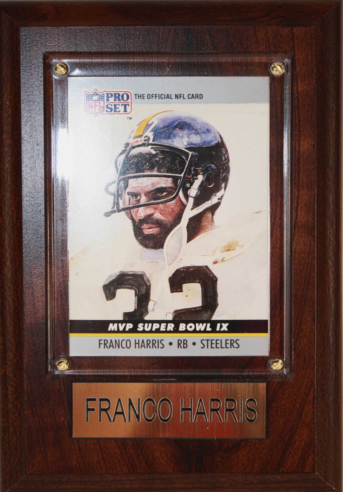 Franco Harris 4x6 Plaque