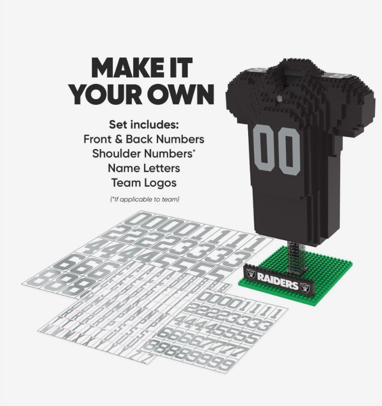 Raiders 3D Brxlz Jersey