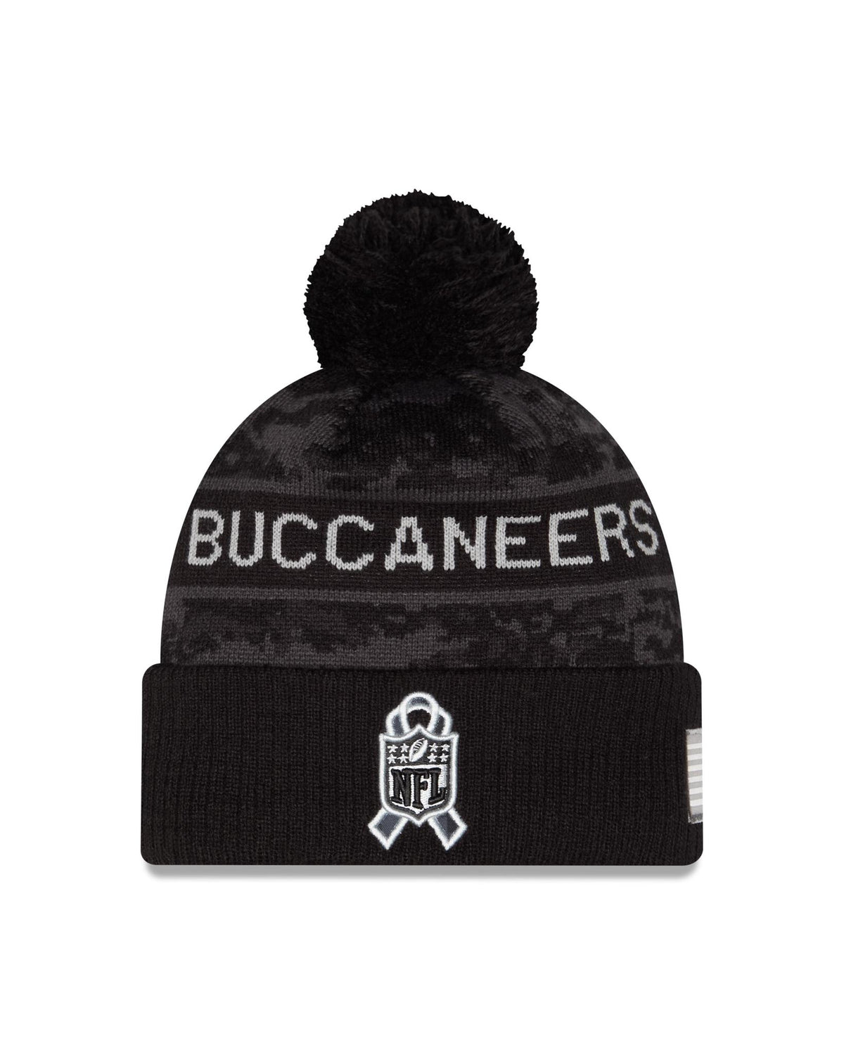 Buccaneers 2026 New Era Men's Salute to Service Knit Pro Football Hall of Fame