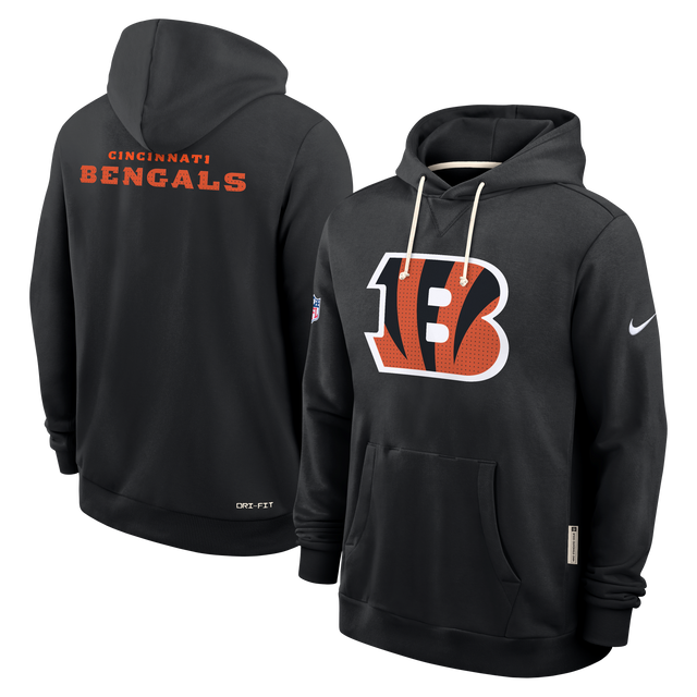 Bengals 2025 Nike Men's Sideline DRI-Fit Hoodie