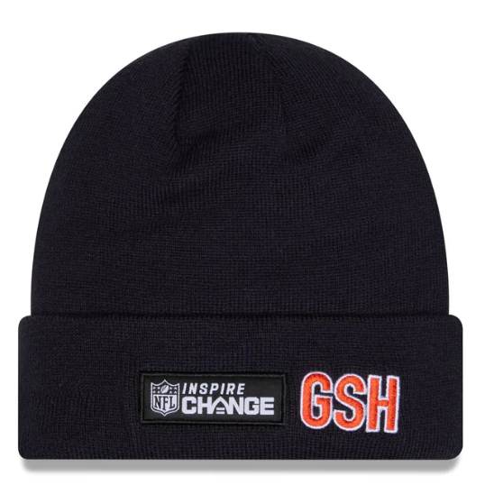 Bears 2025 New Era Men's Inspire Change Black Knit