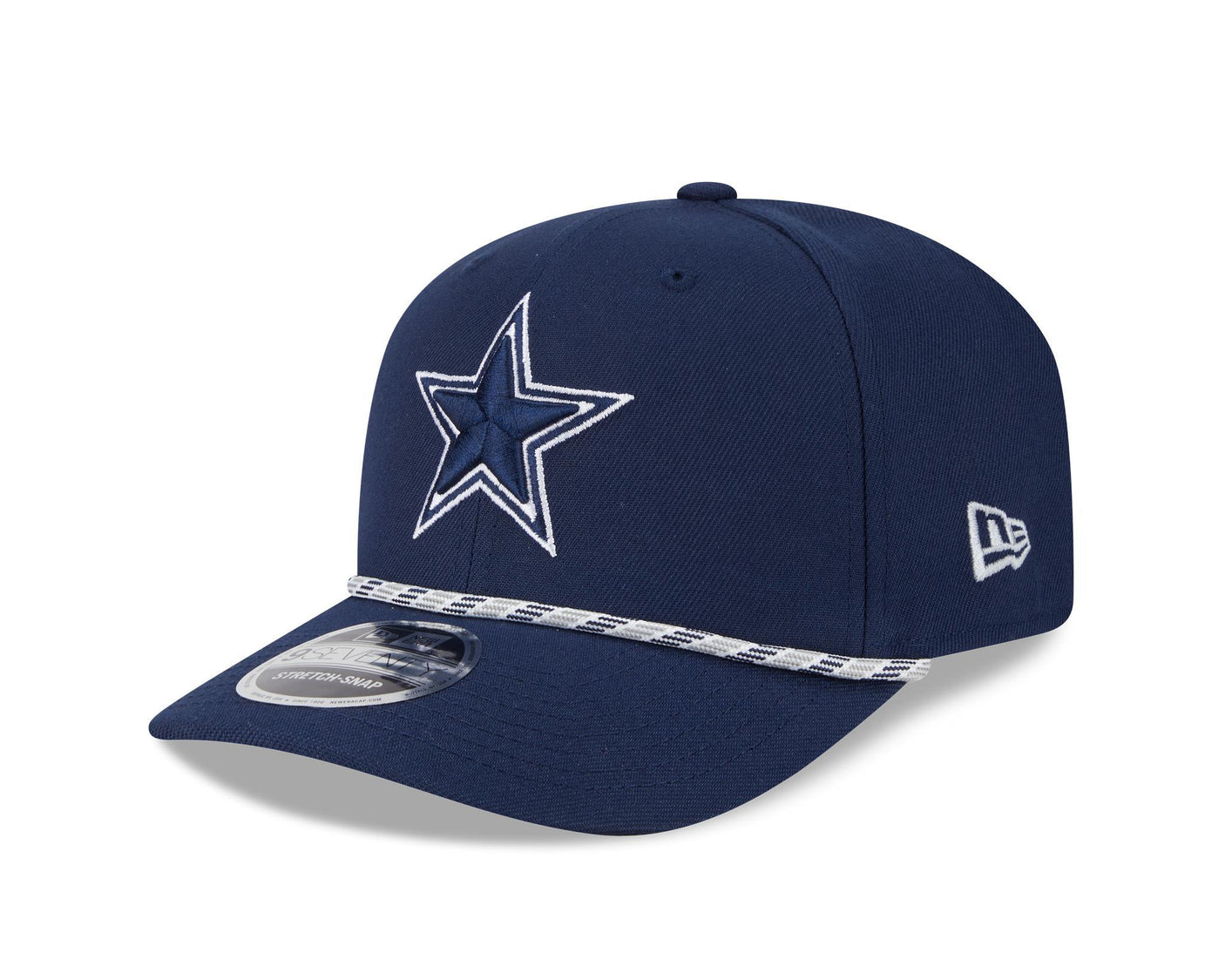 Cowboys 2025 New Era Men's 9SEVENTY Stretch Snap Multi-Rope Hat