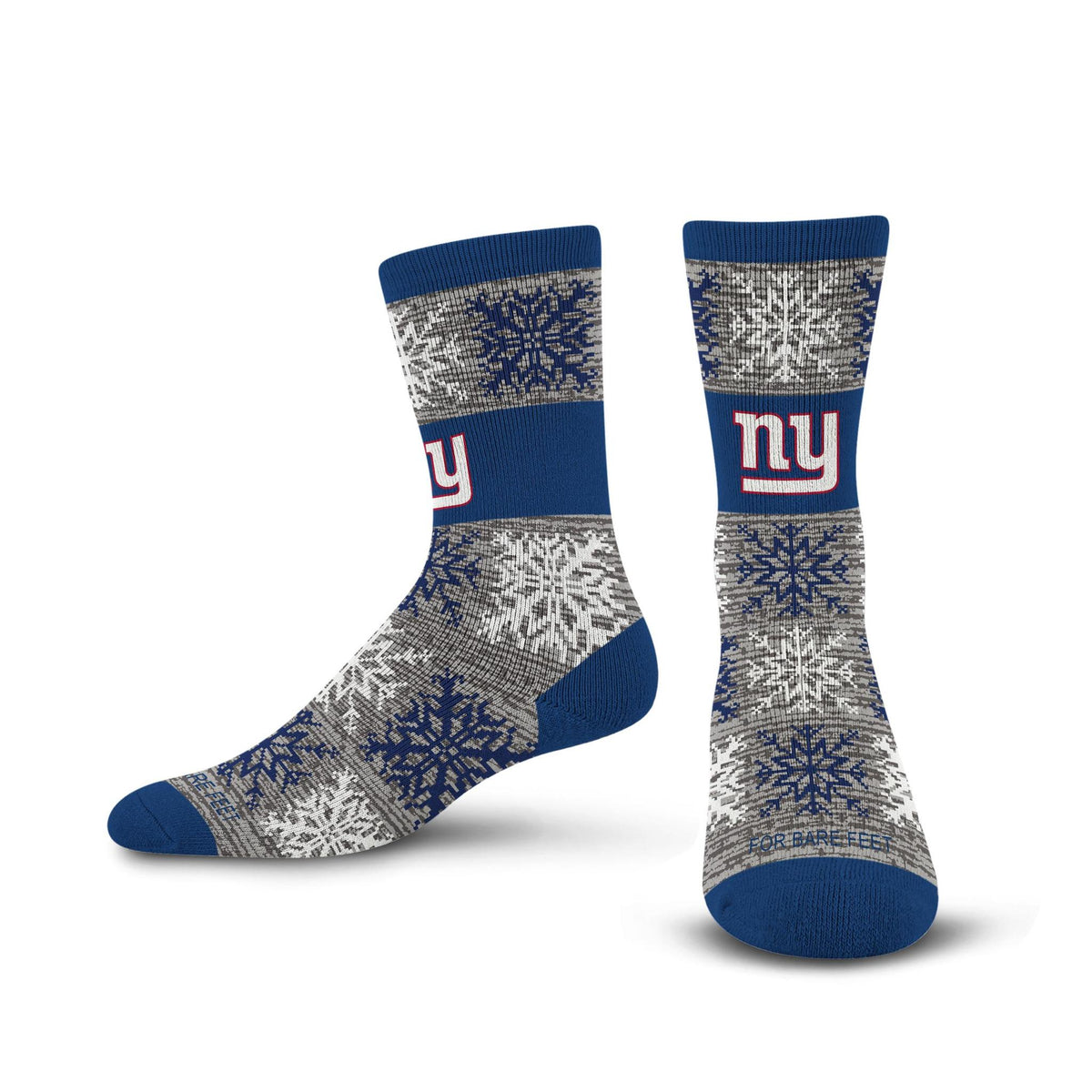 Giants 2026 Big Snowflakes Sock Pro Football Hall of Fame
