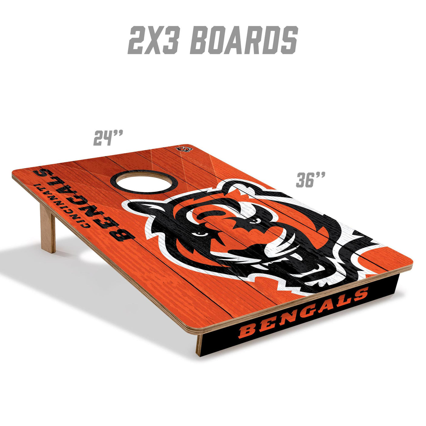 Bengals 2’ x 3’ Cornhole Game
